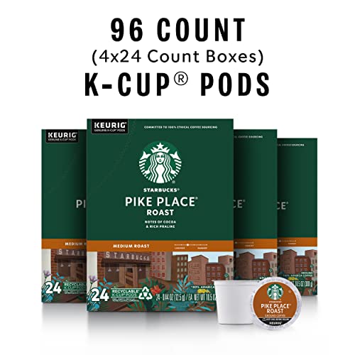 Starbucks Pike Place Roast K-Cup Pods, 96 Count