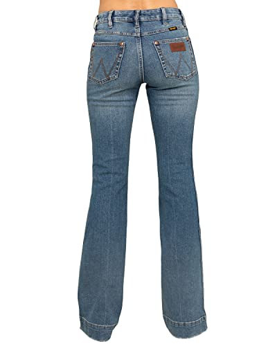Wrangler Women's Retro High Rise Trouser Jeans