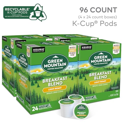 Green Mountain Breakfast Blend K-Cup Pods, 96 Count
