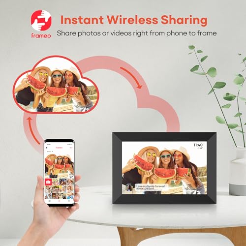 WiFi Digital Photo Frame - 10.1 Inch, 32GB Memory