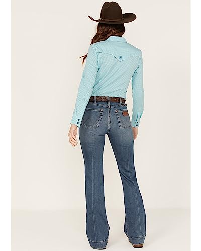 Wrangler Women's Retro High Rise Trouser Jeans