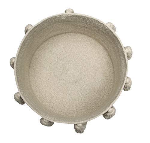 Handmade Cotton Decorative Storage Basket - Natural