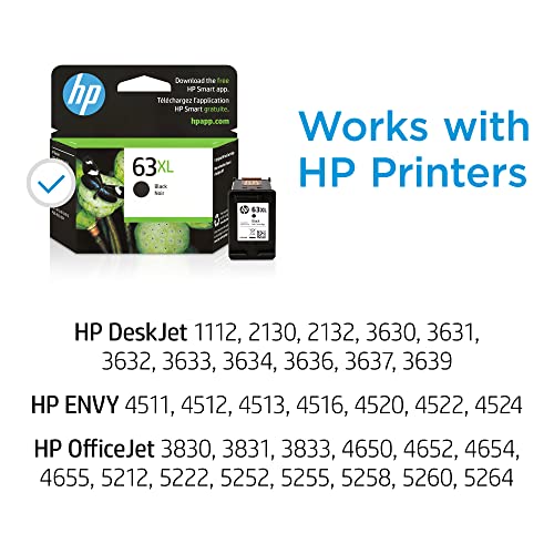 HP 63XL High-Yield Black Ink Cartridge