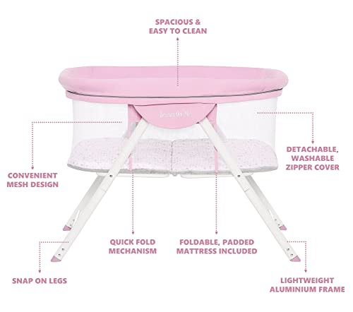 Dream On Me Poppy Traveler Portable Bassinet