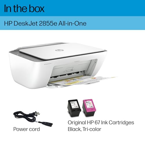 HP DeskJet 2855e Wireless All-in-One Printer & Scanner