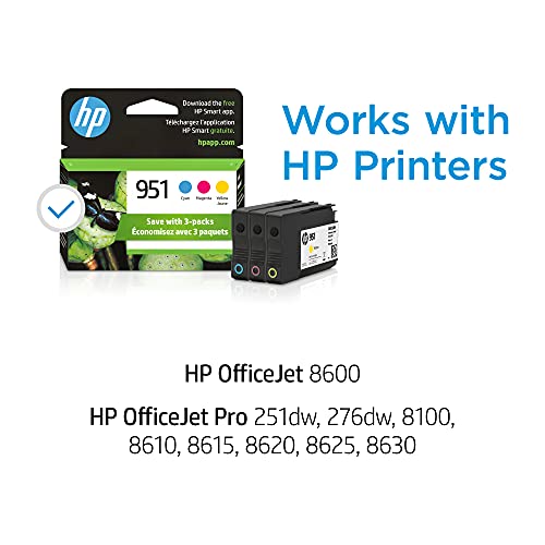 HP 951 Cyan, Magenta, Yellow Ink Cartridge Set