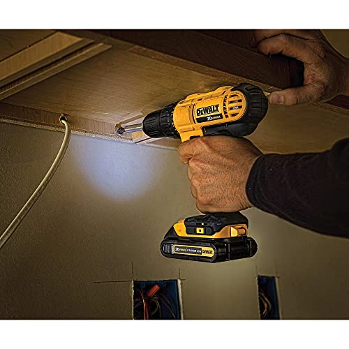 DEWALT 20V Max Cordless Drill Kit with Batteries