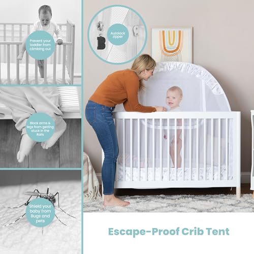 Premium Pop Up Crib Tent - Baby Safety Cover