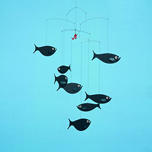 Flensted 24-Inch Shoal of Fish Hanging Mobile