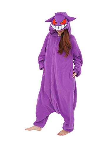 Gengar Pokemon Kigurumi Onesie Halloween Costume