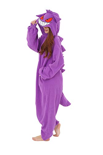 Gengar Pokemon Kigurumi Onesie Halloween Costume