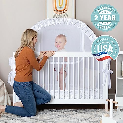 Premium Pop Up Crib Tent - Baby Safety Cover