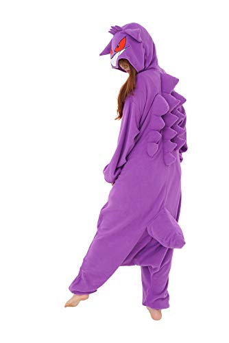 Gengar Pokemon Kigurumi Onesie Halloween Costume