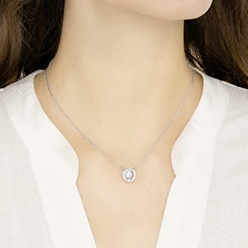 Swarovski Women's Una Round Jewelry, Blue Crystals