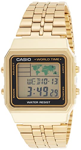 CASIO Men's Digital Stainless Steel Watch A500WGA-9DF