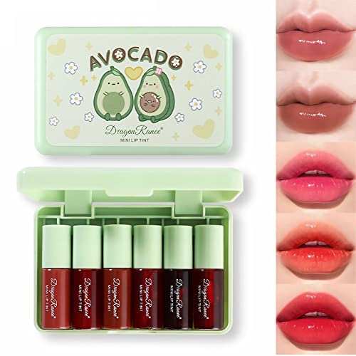 Korean 6-Color Lip Tint Set - Long-Lasting Velvet