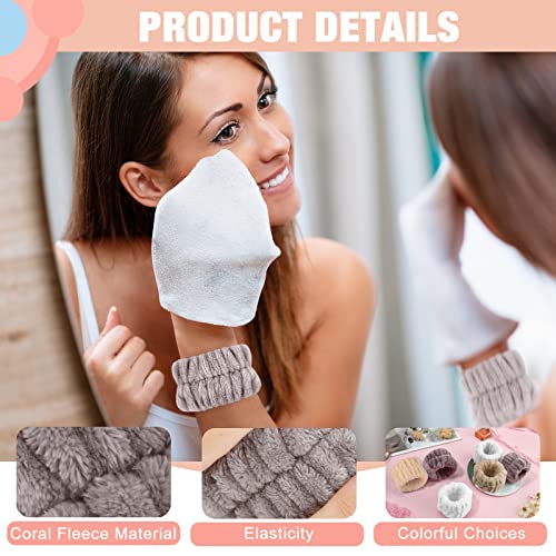 Microfiber Wrist Towels for Face Washing - 6PCS