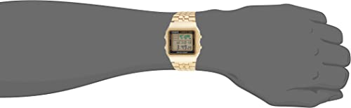 CASIO Men's Digital Stainless Steel Watch A500WGA-9DF