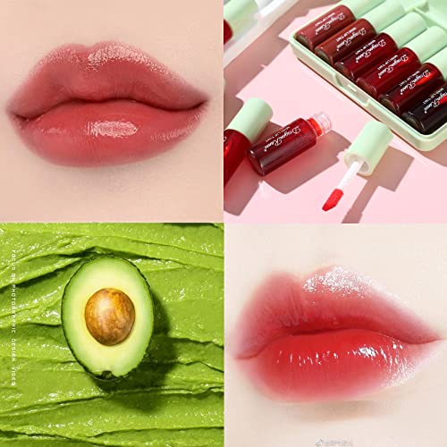 Korean 6-Color Lip Tint Set - Long-Lasting Velvet