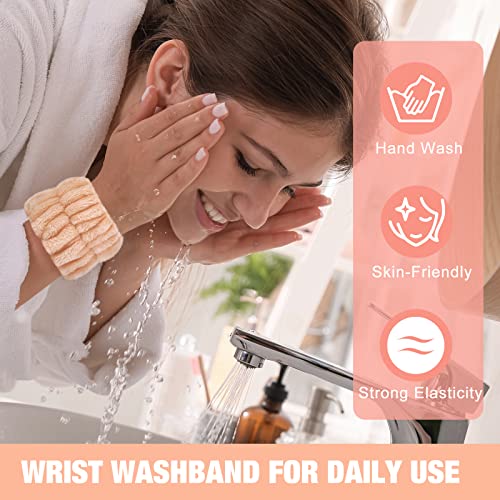 Microfiber Wrist Towels for Face Washing - 6PCS