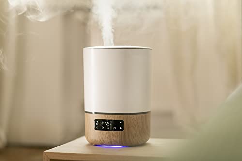 Smart Humidifier with Hygrometer and Nightlight