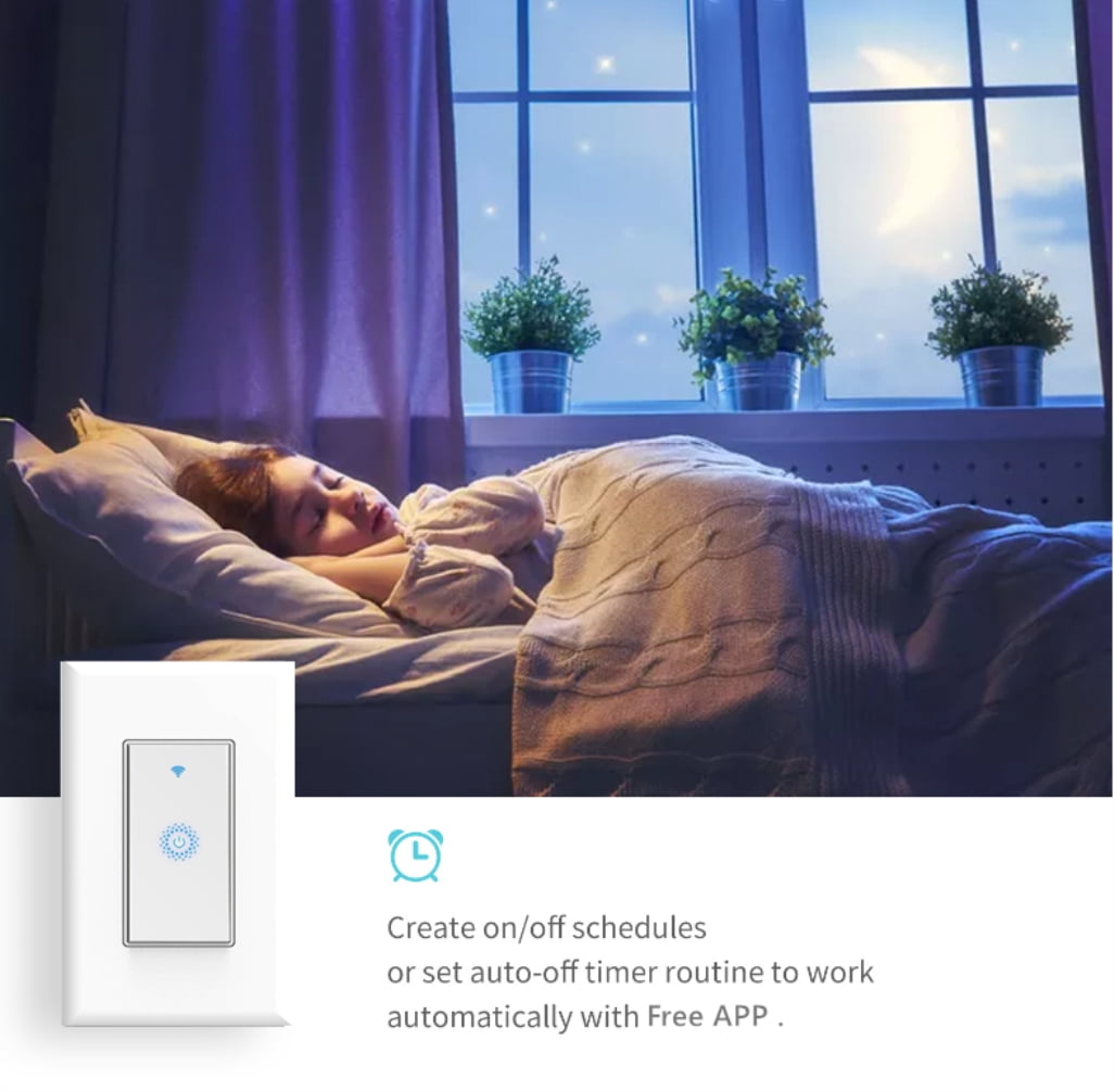 Smart Wi-Fi Light Switch with Smartphone Control