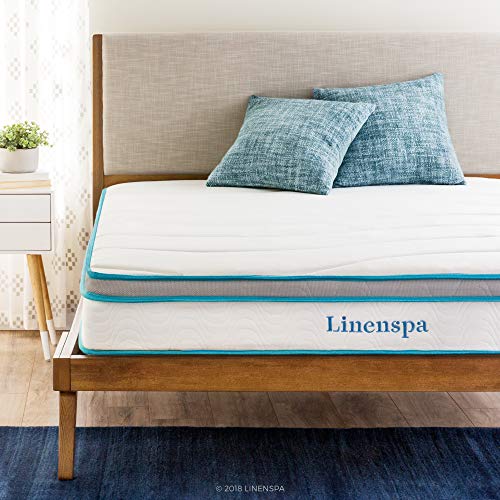 Linenspa Twin 8-Inch Hybrid Memory Foam Mattress