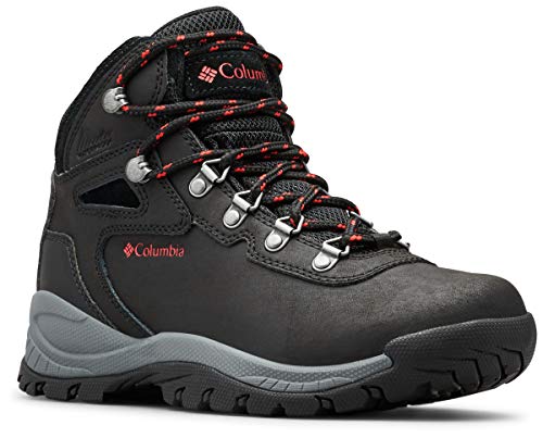Columbia Women's Waterproof Hiking Boot - Black/Poppy Red