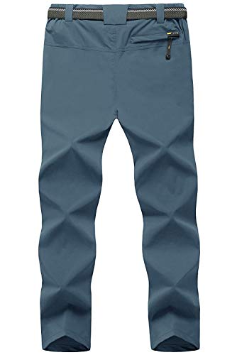 TBMPOY Men's Outdoor Hiking Pants - Blue, L
