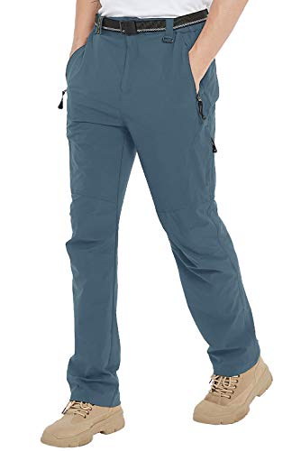 TBMPOY Men's Outdoor Hiking Pants - Blue, L