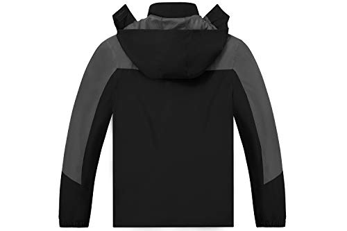 TEZO Waterproof Mens Hiking Rain Jacket