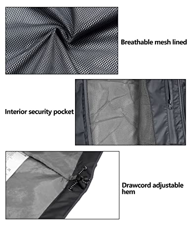 Women's Waterproof Rain Jacket for Hiking & Travel