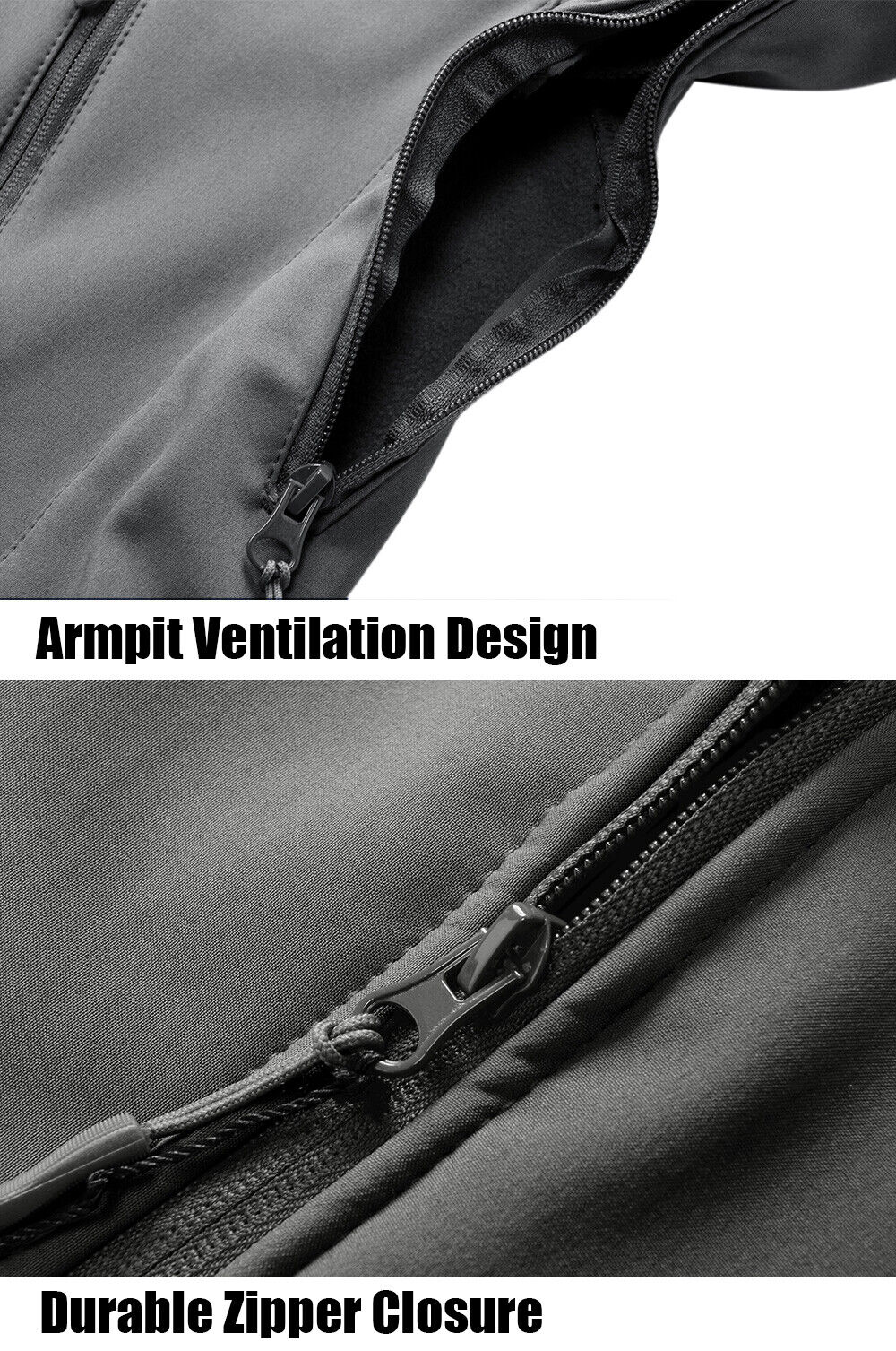 TACVASEN Men's Waterproof Tactical Soft Shell Jacket