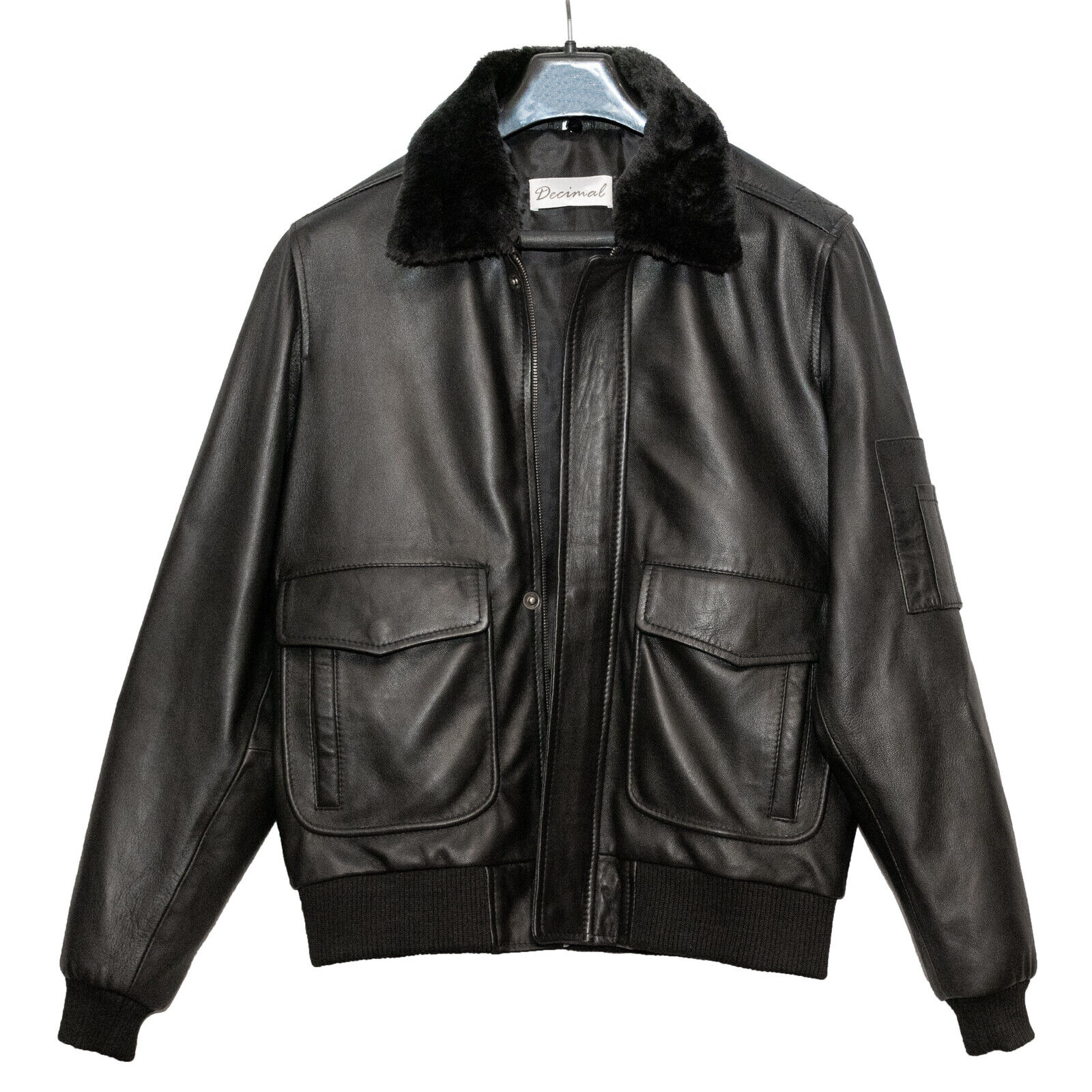 Soft Sheepskin Leather Aviator G-1 Flight Jacket