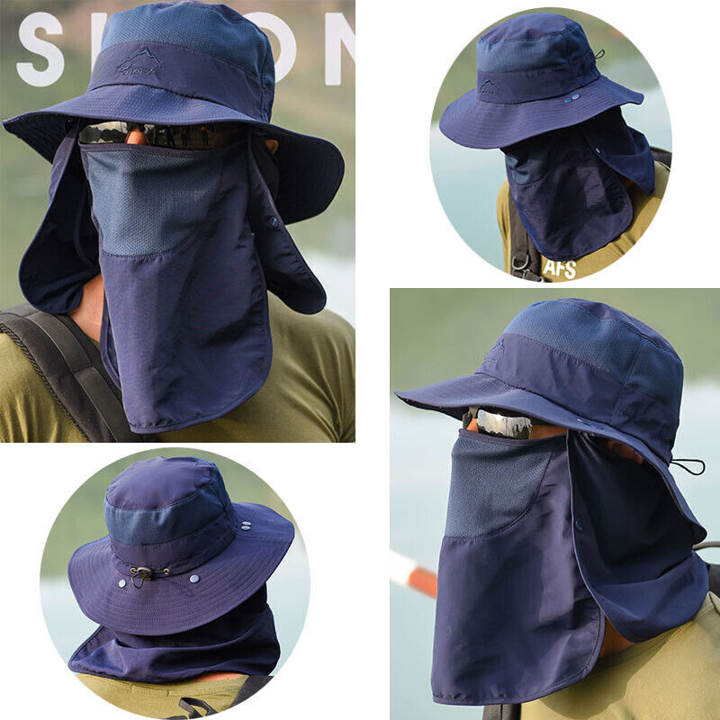 Hiking Hat with UV Protection and Wide Brim