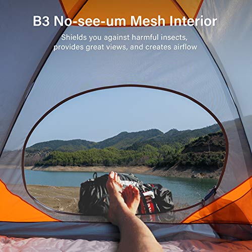 BISINNA Lightweight Camping Tent for Hiking - 2/4 Persons