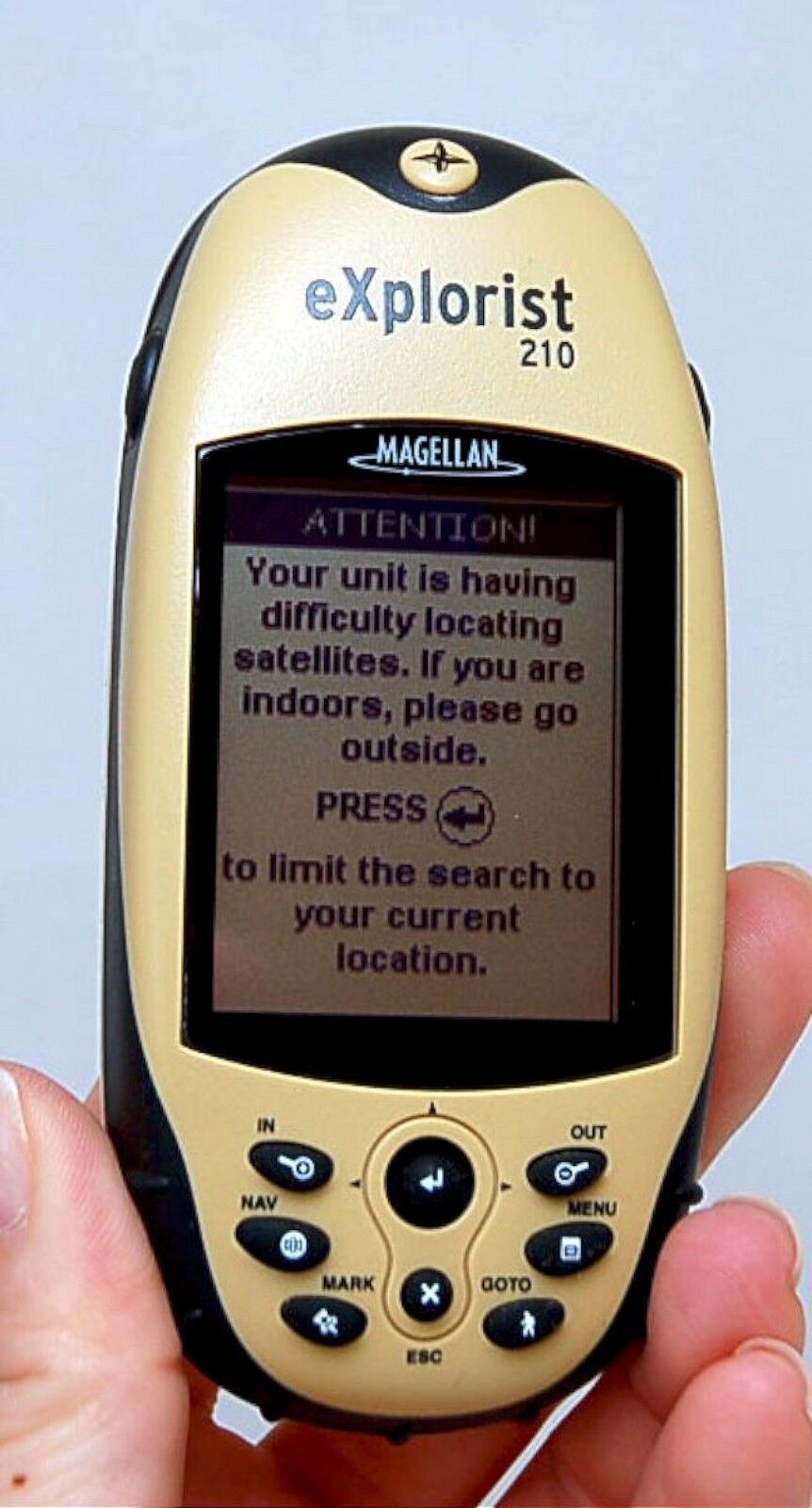 Magellan eXplorist 210 GPS: Waterproof Hiking Geocache