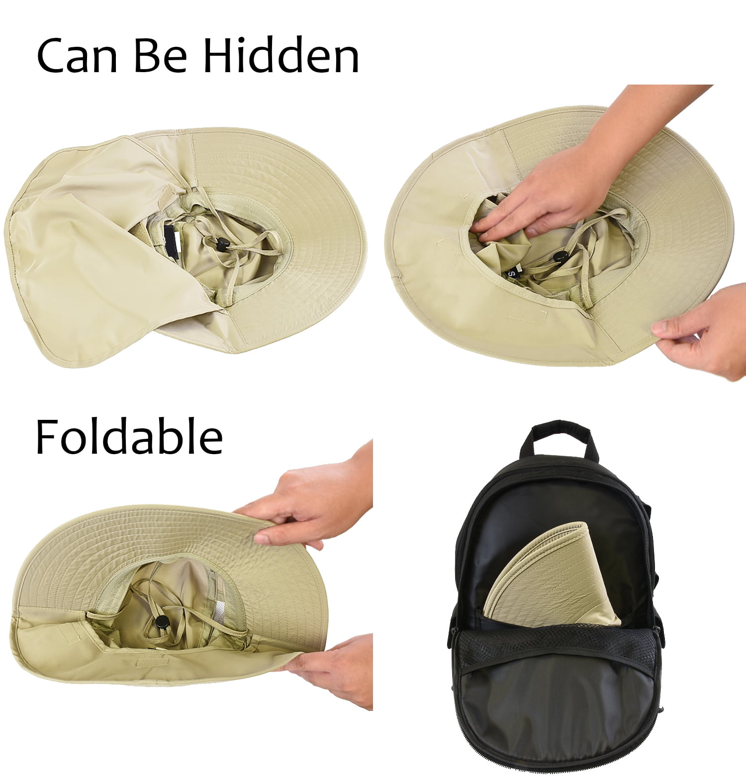 Men's UPF 50+ Wide Brim Hiking Hat