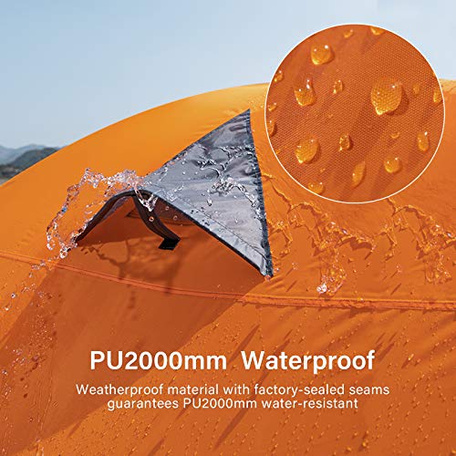 BISINNA Lightweight Camping Tent for Hiking - 2/4 Persons