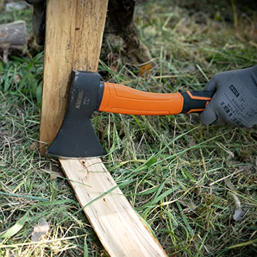 KSEIBI Small Camp Hatchet - Forged Steel Blade