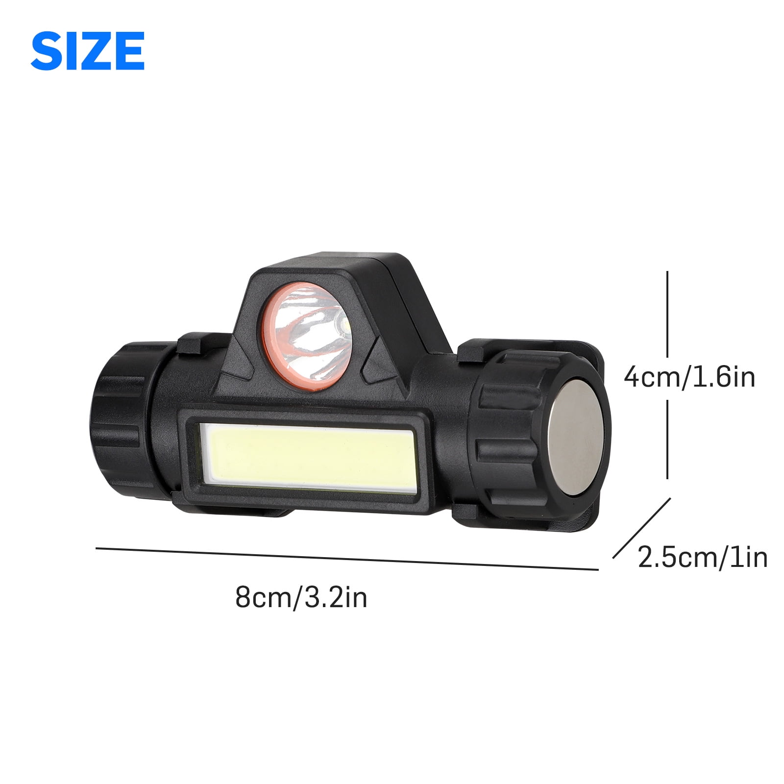 500 Lumens USB Rechargeable Headlamp for Hiking