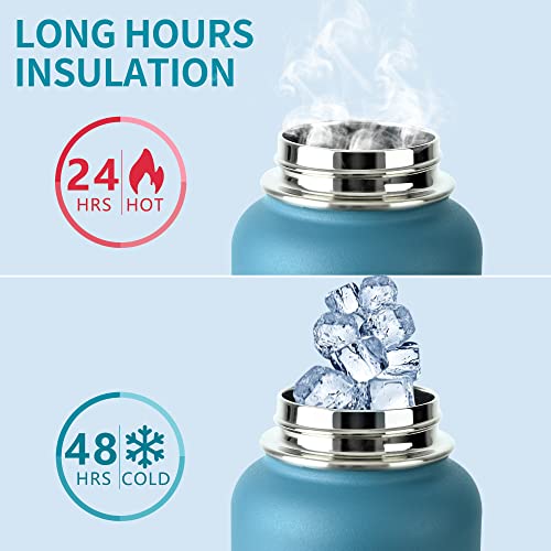 40oz Insulated Stainless Steel Hiking Water Bottle