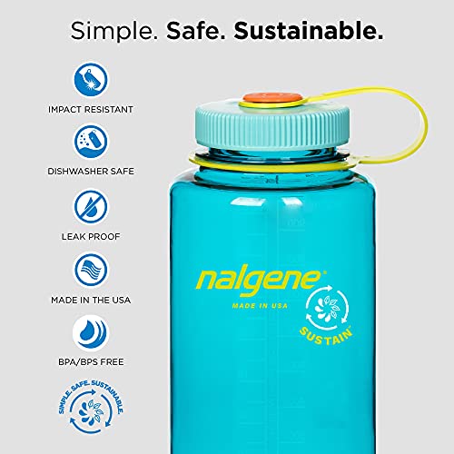 Eco-friendly Nalgene Water Bottle, 32 oz, Wide Mouth