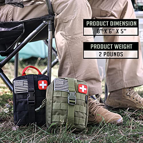 EVERLIT 250-Piece Hiking Emergency Survival First Aid Kit