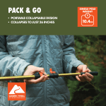 Ozark Trail Quick Lock Trekking Pole - 1 PACK