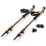 Aluminum Adjustable Quick Lock Trekking Poles - 2 pack