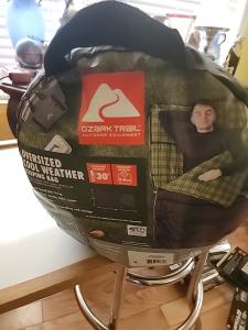 Oversized 30-Degree Cool Weather Sleeping Bag - Gray