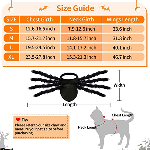 Giant Furry Spider Pet Costume for Halloween