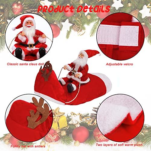 Santa Dog Costume for Holiday Pet Dress-Up