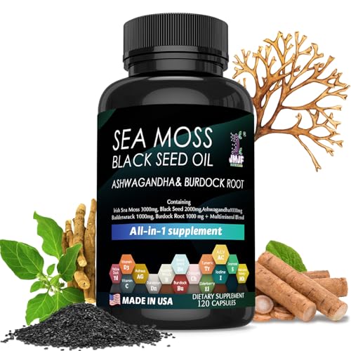 Organic Seaweed Capsules for Immune and Energy Boost